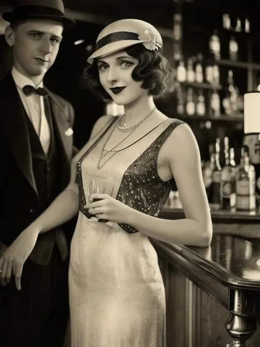 Prompt: 1920s bar 
