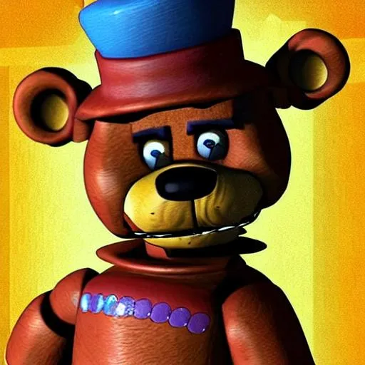 freddy fazbear, detailed artwork, 4k