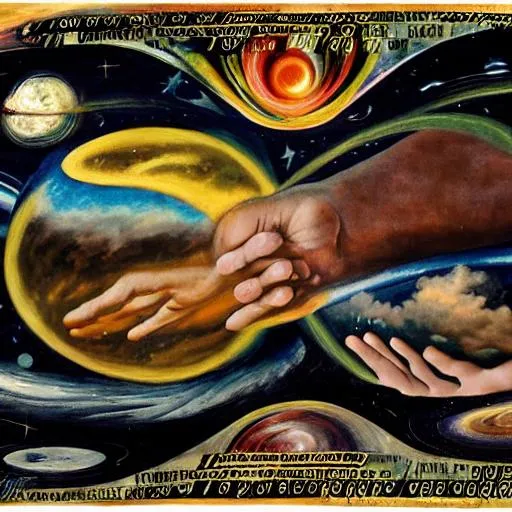 Prompt: The creation of the universe.