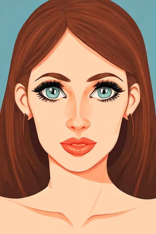 Prompt: Beautiful woman cartoon portrait 