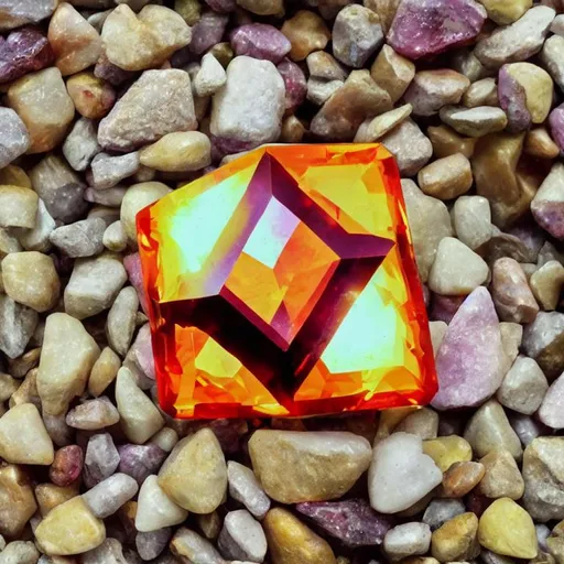 Prompt: fire gem