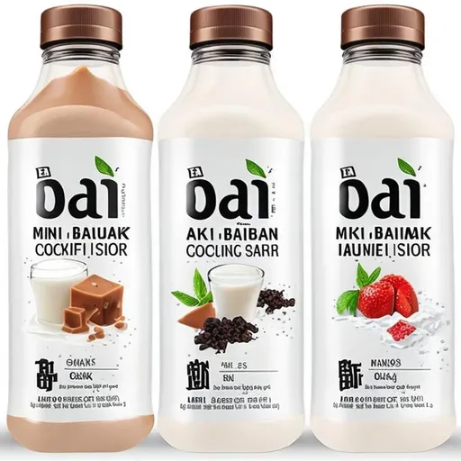 Prompt: bai (brand), milk flavors