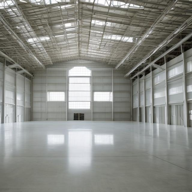 Backrooms Level 1 is a massive warehouse with concrete floors and