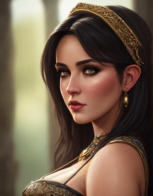 Prompt: UHD, 8k, high quality, ultra quality, cinematic lighting, special effects, hyper realism, hyper realistic, Very detailed, high detailed face, high detailed eyes, medieval, fantasy, D&D, oil painting, woman, orc, georgeus, thick girl, cute, perfect hands, perfect fingers
