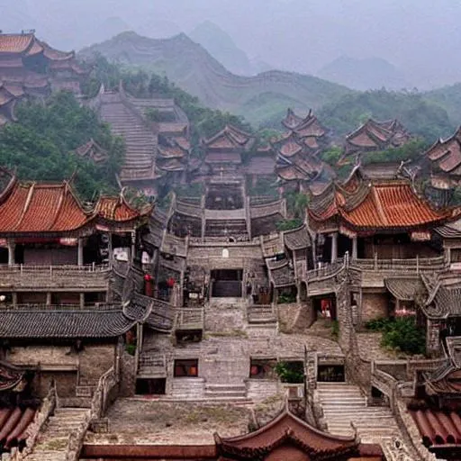 Prompt: the lost Chinese city












