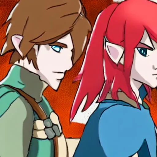 Prompt: Link x Sidon