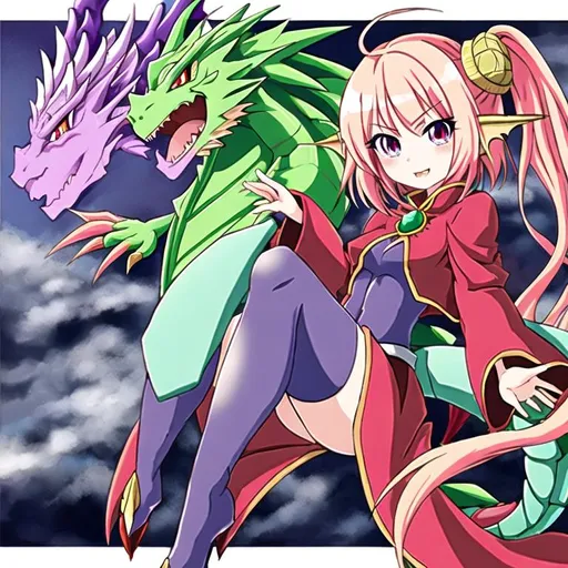 Prompt: anime dragon 