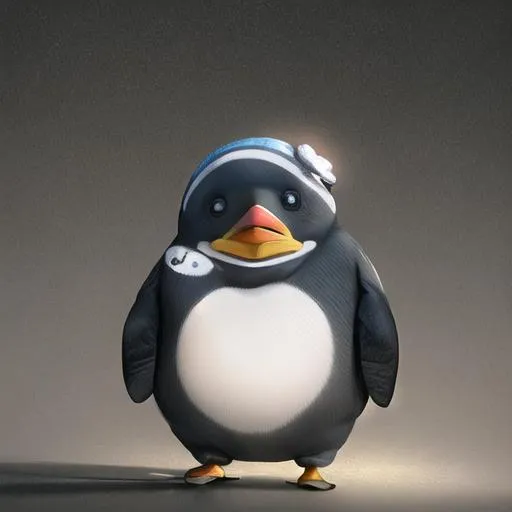 Pixar Style, anthropomorphic penguin orchestra, tiny... | OpenArt