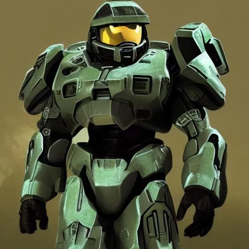 Prompt: master chief low quality
