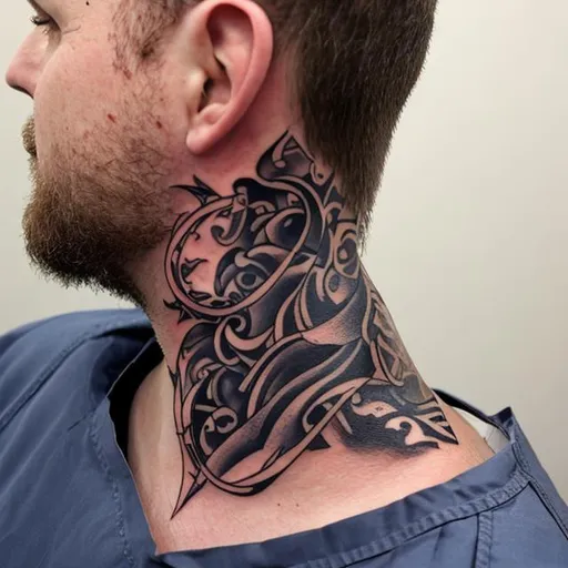 California Ink Tattoo Bangkok | Would you ever get a neck tattoo 😈? Piece  by master artist LITTLE CONTACT US NOW FOR A FREE CONSULTATION ♠️STUDIO  OPEN 7 DAYS♤... | Instagram