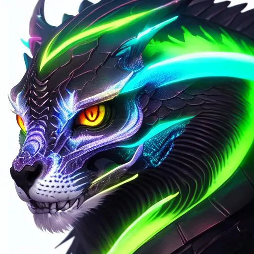 Neon Dragon Sculpture – www.