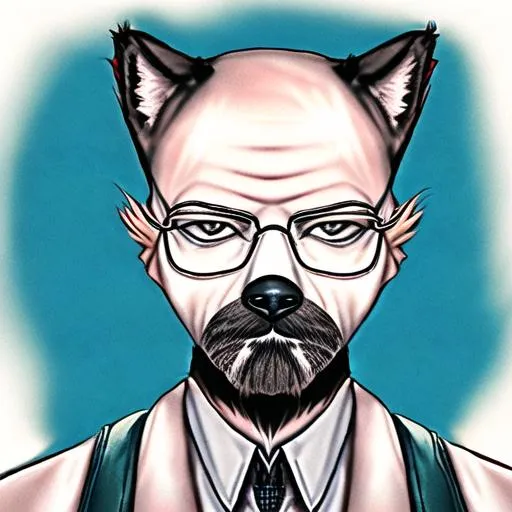 Prompt: walter white furry