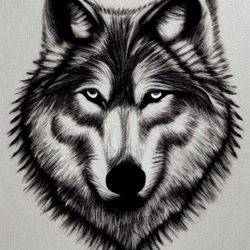 Wolf art