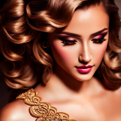 Prompt: beautiful face perfect body girl , rococo colors, reflective, perfect composition, hyperrealistic, super detailed, 8k, high quality, trending art, trending on artstation, sharp focus, studio photo, intricate details, highly detailed, Trending on Artstation, Cozy wallpaper, vintage colors, dusk lighting