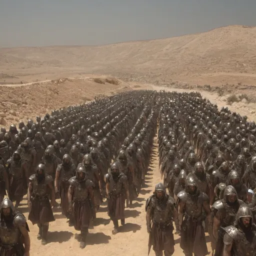 Prompt: What will Yeshua and his army in Edom look like during the Apocalypse 