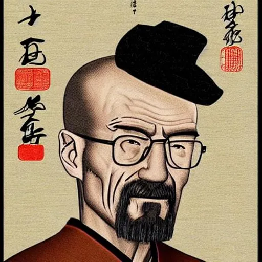 Prompt: ancient chinese walter white