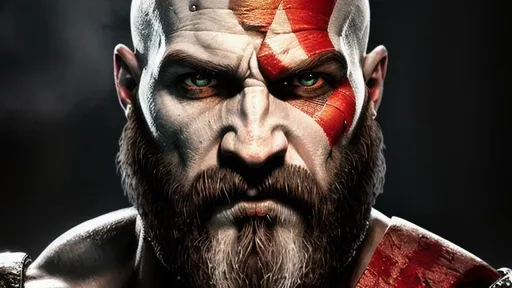 Prompt: God Of War, Ghost of Sparta, Kratos, Detailed, Menacing, Majestic, hyperrealistic, super detailed, 8k, high quality, sharp focus, intricate detail, highly detailed, UHD, 8k, high quality, oil painting, hyper realism, Very detailed, clear visible face