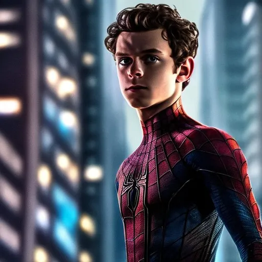 Prompt: Anton Yelchin As Spider-Man 
