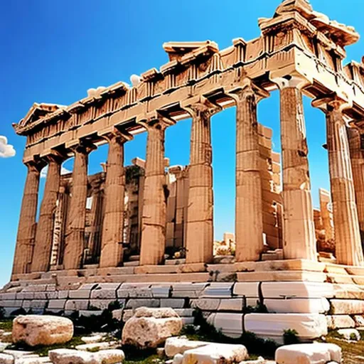 Prompt: acropolis ancient Greek