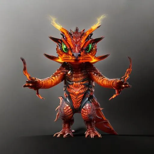 Prompt: dragon warrior with two flame eyes, four wings, hard armor scales, fire aura, hyper realistic, elden ring style