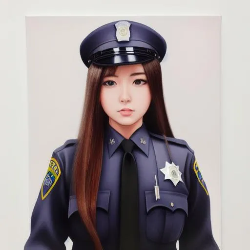 Prompt: illustration photographic, masterpiece best quality hyperdetailed ultra realistic oil painting pastel mix flat color pencil sketch 2D 1 anime Girl wearing Colorado Police Department Uniform, ultra realistic appearance, american, determined, weak, bitter, cute, best quality, masterpiece, highly detailed prision background,

best quality, masterpiece, highly detailed face,

best quality, masterpiece, highly detailed skin,

best quality, masterpiece, highly detailed star police badge,

strong fluidity ultra hard fluid sand canvas ultra hard texture thin stray hairs, detailed eyes, standing upright, 

moonshine light, cinematic light, back light, natural light, vibrant, symmetrical, head light, highly detailed light reflection, iridescent light reflection, beautiful shading, glittering, precise brush strokes, precise brush outlines, precise pencil strokes, precise pencil outlines, impressionist painting, blue and yellow glowing light, blue and yellow glowing, 

volumetric lighting maximalist photo illustration 64k, resolution high res intricately detailed complex, album cover art, clean art, flat color art, 2D illustration art, 2D vector art, digital art, limited pallete, illustration, key visual, hyperdetailed precise lineart, panoramic, cinematic, masterfully crafted, 64k resolution, beautiful, stunning, ultra detailed, expressive, hypermaximalist, colorful, vintage show promotional poster, anime art, brush strokes, digital oil painting,


