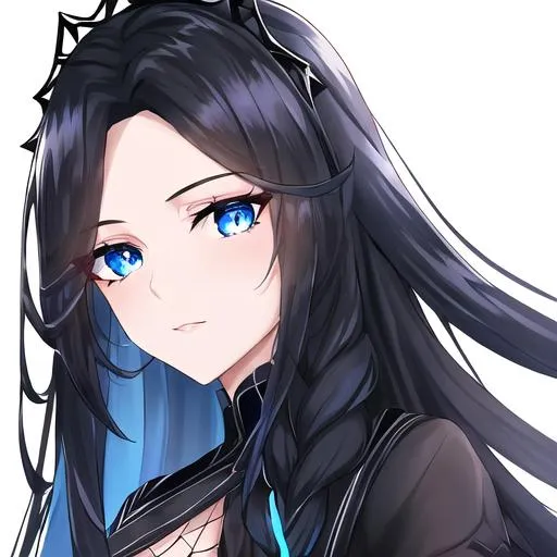 Prompt: Haley 1female (braided black hair pulled back, lively blue eyes), highly detailed face, 8K, UHD, a dark and enchanting ensemble with a flowing black gown, intricate spiderweb patterns, and a crown adorned with glistening spider motifs  posing for the camera, young adult