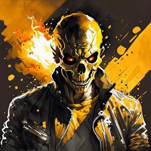 Fire ghost rider