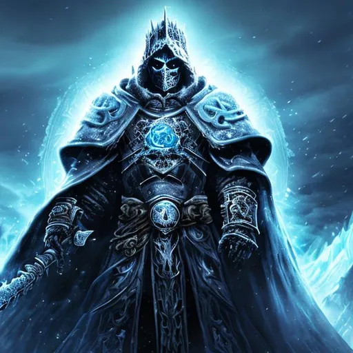 Prompt: Lich king 


