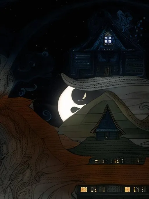 One Moon and house