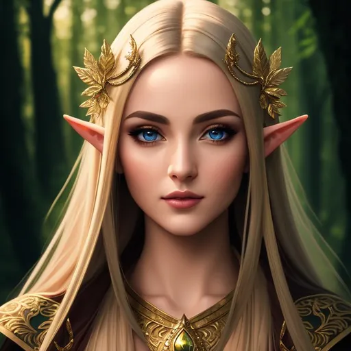 Prompt: Oil painting, Chiaroscuro, landscape, UHD, 8K, highly detailed, panned out view of the character, visible full body, a hyperdetailed mage elven woman, hyperdetailed long fantasy hair, masterpiece, hyperdetailed full body, hyperdetailed feminine attractive face and nose, complete body view, ((hyperdetailed eyes)), perfect body, perfect anatomy, beautifully detailed face, alluring smile, ((fantasy_gown1.3)), small chest