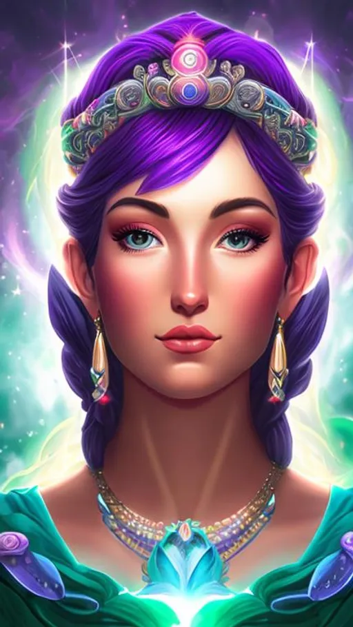 Prompt: goddess Aura portrait

