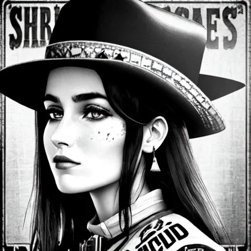 A Wild West Sherifs Poster, Bounty Poster, Wanted De 