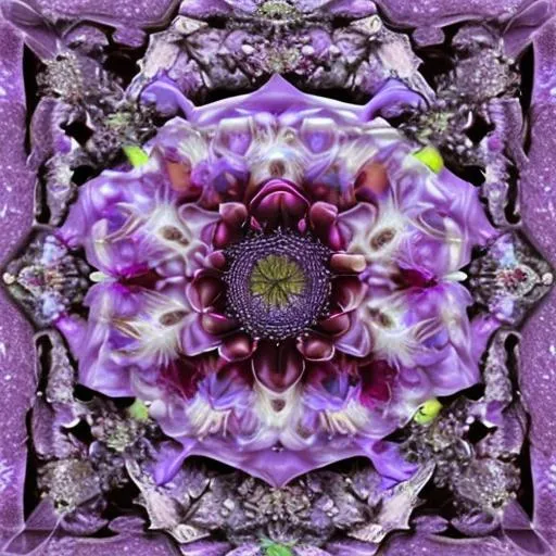 Prompt: The poetic side of purple
