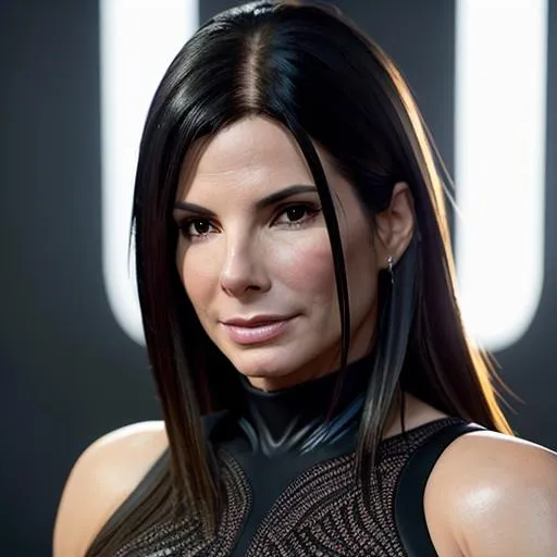 hyper detailed portrait of (Sandra Bullock), wearing... | OpenArt