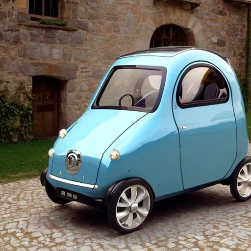 Prompt: Microcar, as it would have looked like in the 15th century