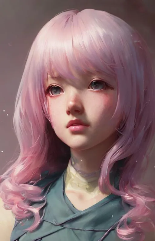 Prompt: pretty  anime girl painting by gaston bussiere, craig mullins, j. c. leyendecker, Krenz Cushart + Artgerm , oil painting texture
