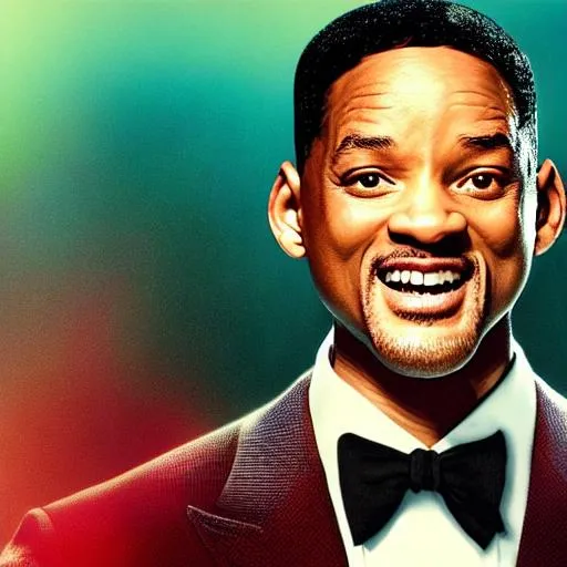 Prompt: movie poster of will smith.