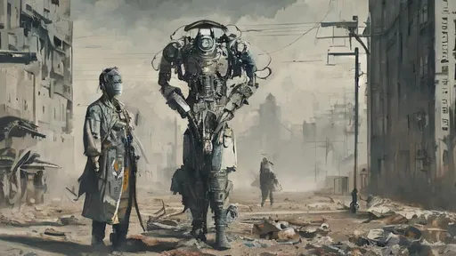 Prompt: Nuclear apocalypse, assembly line making cyborg clones, end times, organic life