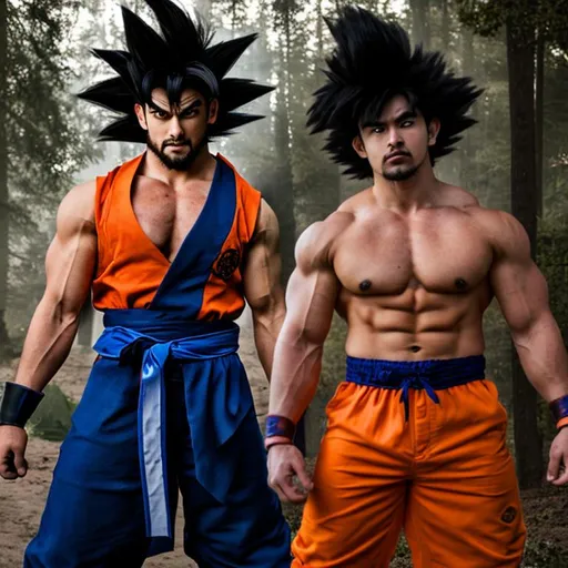 Prompt: Real life hyper realistic Goku as a human 