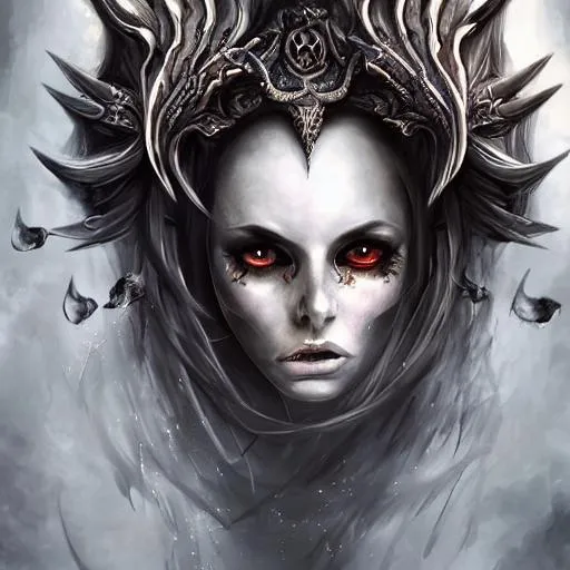 Prompt: Heavenly Divine Demons, strong, who are constitute of two artifact and one dark eye, One huge blood eye in the chest, One extra huge infernal hand from the back across the head, one gods head, non-human body, fantasy style, 
portrait, looking ahead, masterpiece, best quality, ultra detail 8K. female 