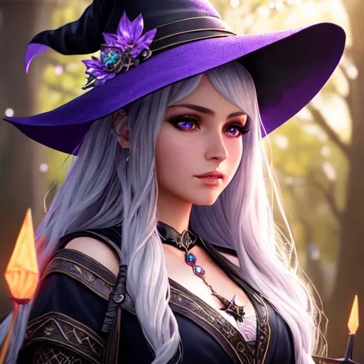 Prompt: extremely realistic, hyperdetailed, witch girl, casting magic spell, RPG, D&D, highly detailed face, highly detailed eyes, full body, whole body visible, full character visible, soft lighting, high definition, ultra realistic, unreal engine 5, 8K, digital art