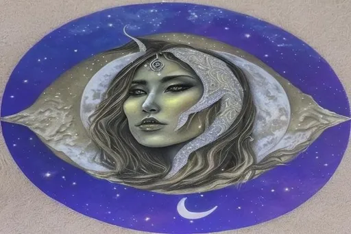 Prompt: Realistic Moon Goddess
