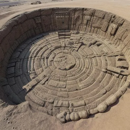 An archaeological dig site on an alien planet | OpenArt