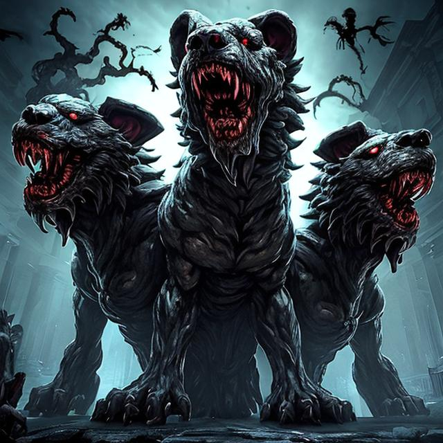 greek mythical creatures cerberus