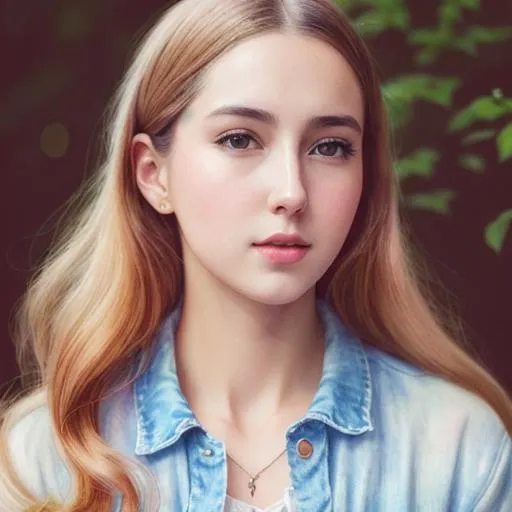 Prompt: Girl, Super realistic, hyperrealism, anime art concept, cartoon art concept, WLOP, Intricately Detailed, Magic, 8k Resolution, VRAY, HDR, Unreal Engine, Vintage Photography, Beautiful, Tumblr Aesthetic, Retro Vintage Style, Hd Photography, Beautiful Watercolor Painting, Realistic, Detailed, Painting By Olga Shvartsur, Svetlana Novikova, Fine Art, Soft Watercolor,  Extreme Detail, Digital Art, 4k, Ultra Hd, Mixed Media