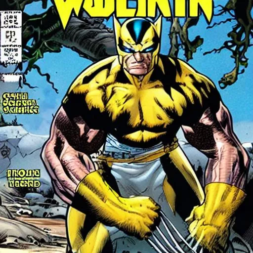 Prompt: WOLVERINE COMIC BOOK