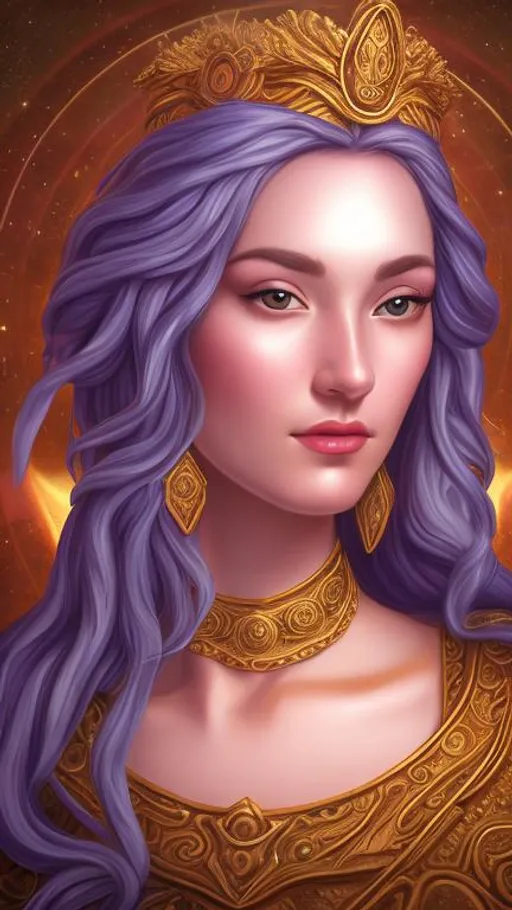 Prompt: goddess Aura portrait

