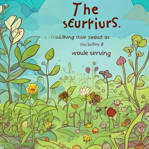 Prompt: 1.	The Curious Seed: Write a story about a small seed named Sam who wonders what's underground. Follow Sam's journey as he sprouts, grows leaves, and flowers, and finally becomes a big plant with delicious fruits