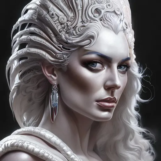 Prompt: PORTRAIT, CLOSE UP, HEAD ACCESSORIES, Boris Vallejo, Canon EOS 5D Mark IV, highly detailed,  