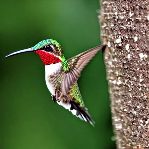 Prompt: cute hummingbird